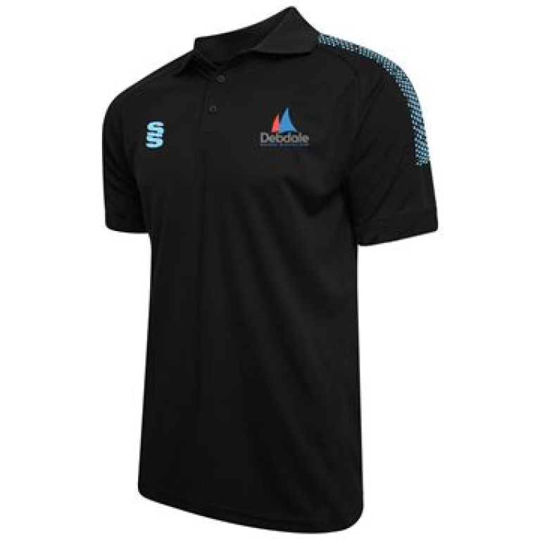 Dual Solid Polo Shirt - Black
